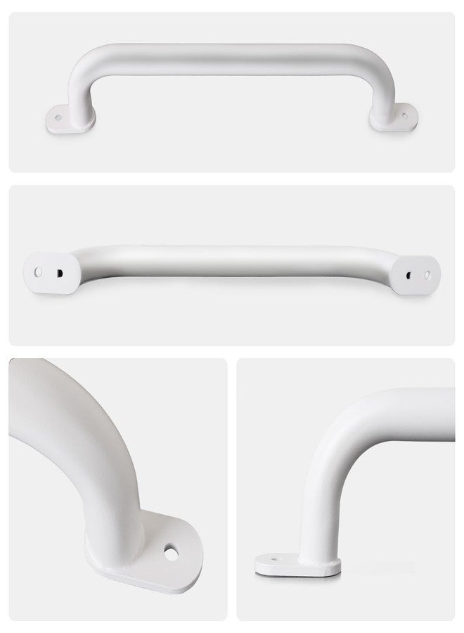 Purife 17 Inch Pack of 6 White Metal Playground Safety Handles - Playset Grab Handles, Swing Sets Hand Grips Grab Rail, Kids Monkey Bar for Indoor Playroom - Image 2